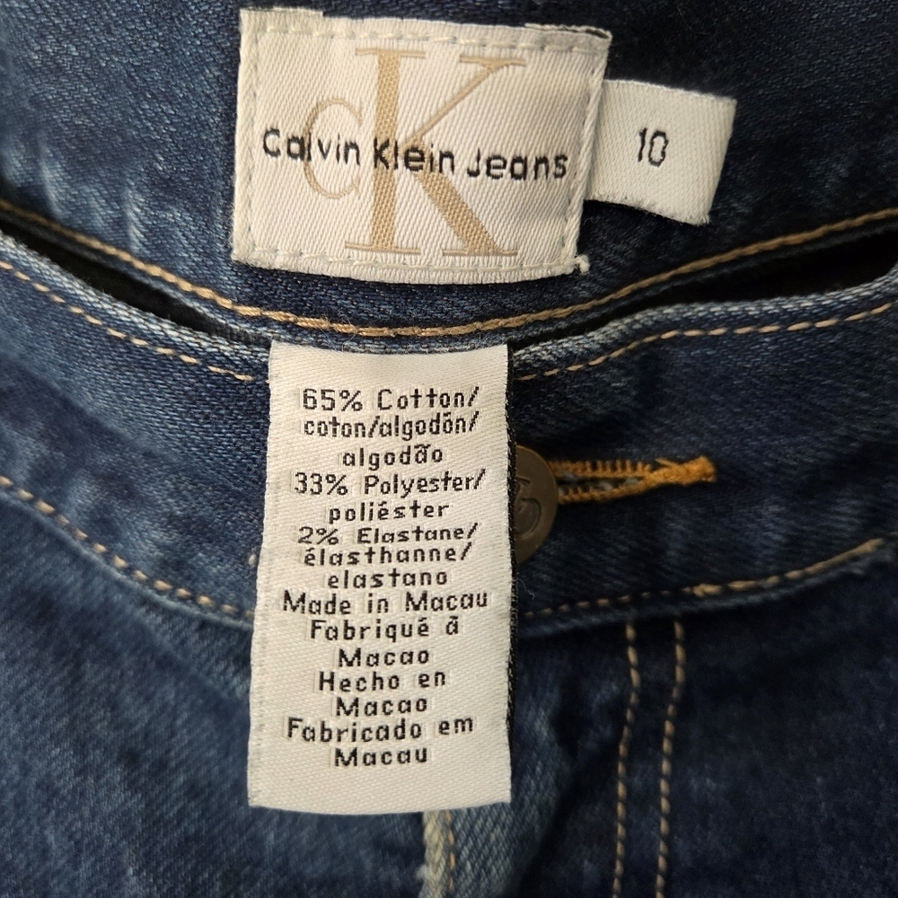 Classic Calvin Klein Blue Women's Jeans - Picture 3 of 9